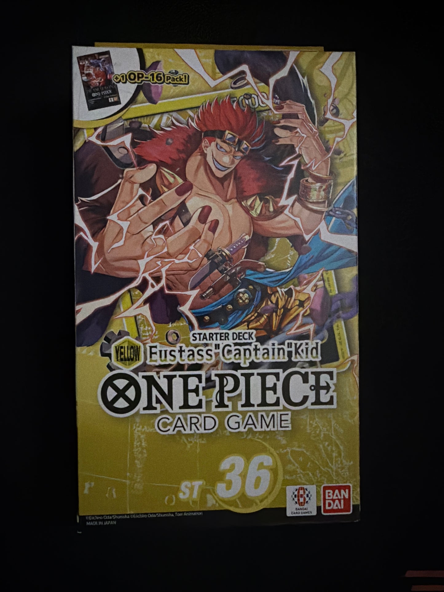 Starter Deck 36: YELLOW Eustass”Captain”Kid - Starter Deck 36: YELLOW Eustass”Captain”Kid (ST-36)