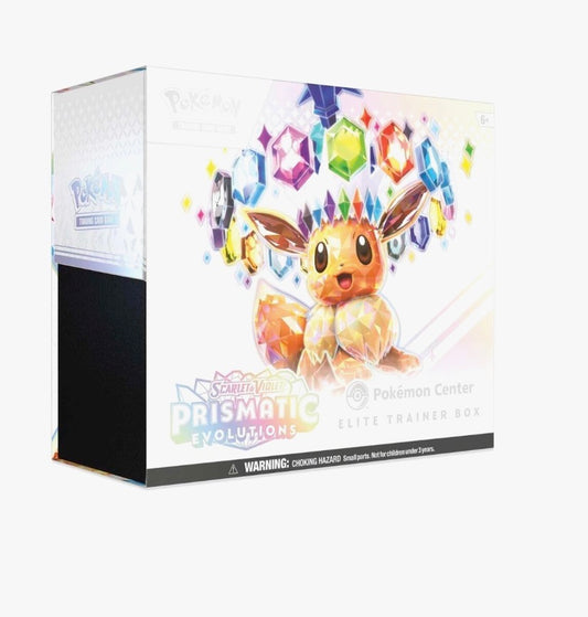 Prismatic Evolutions Pokemon Center Elite Trainer Box