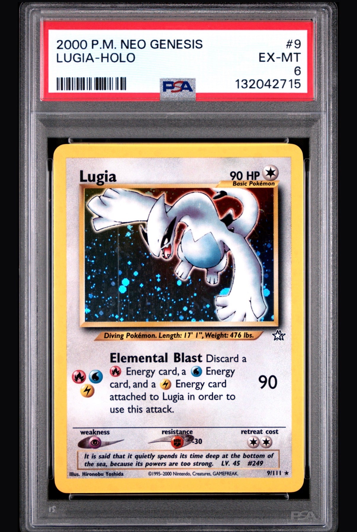 Neo Genesis Lugia PSA 6